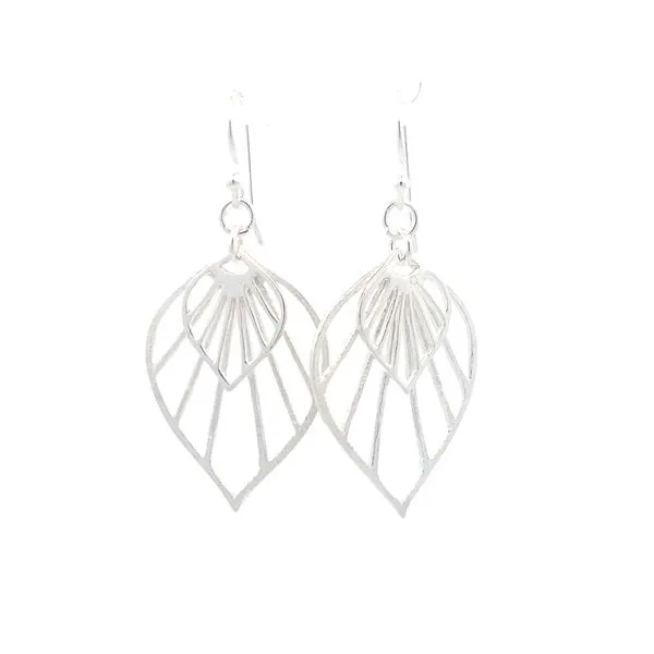 Sterling Silver Upside Down 2 Drop Earrings Erica DelGardo Jewelry Designs Houston, TX