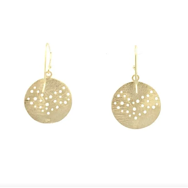 Sterling Silver GP Constellation Earrings Image 4 Erica DelGardo Jewelry Designs Houston, TX