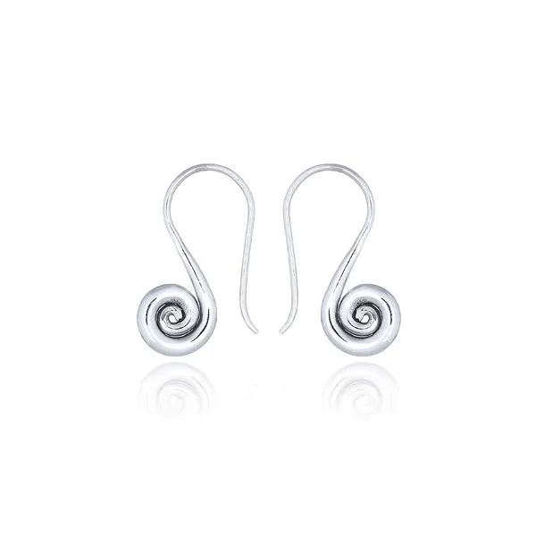 S.S. Swirl Earrings Erica DelGardo Jewelry Designs Houston, TX