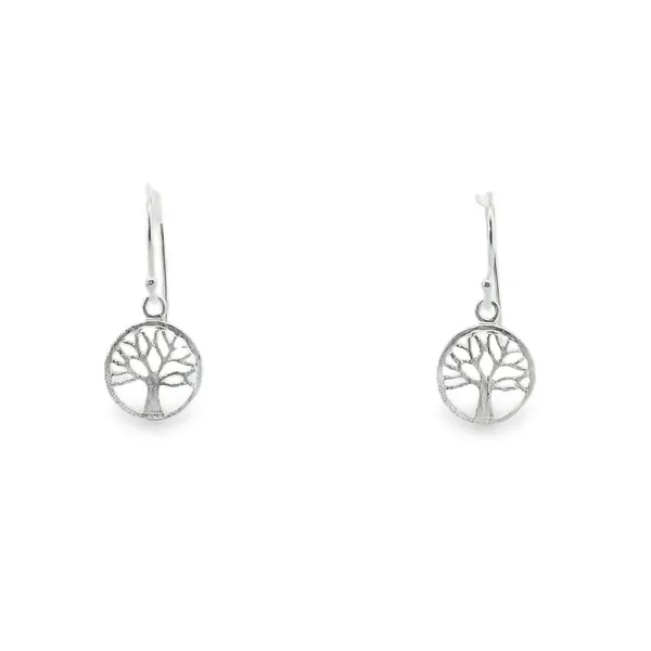 Sterling Silver Small Tree of Life Earrings Erica DelGardo Jewelry Designs Houston, TX