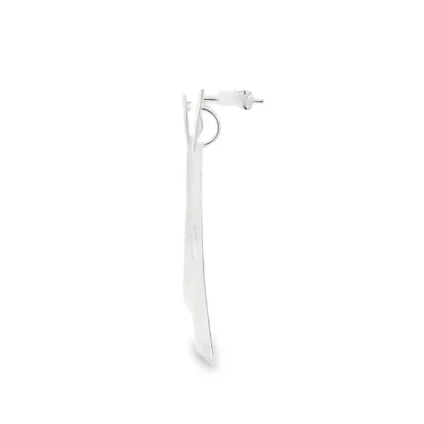 Sterling Silver Triangle Dangle Earrings Image 2 Erica DelGardo Jewelry Designs Houston, TX