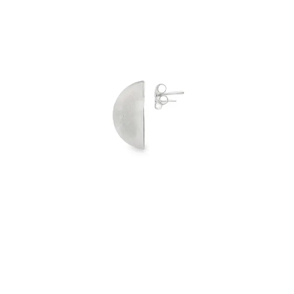 Sterling Silver Medium Wedge Stud Earrings Erica DelGardo Jewelry Designs Houston, TX