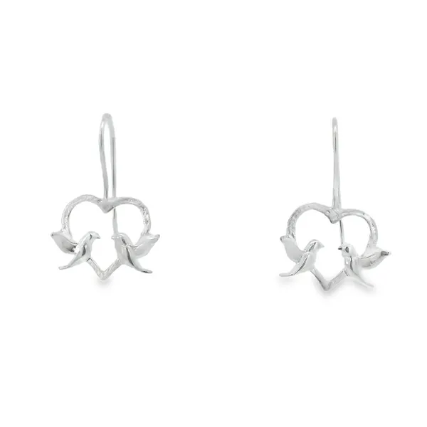 Sterling Silver Love Birds Earrings Erica DelGardo Jewelry Designs Houston, TX