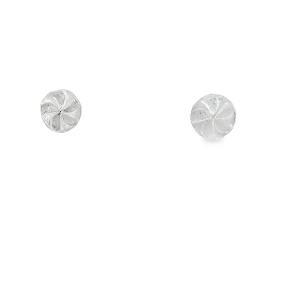 Sterling Silver Flower Pod Studs Erica DelGardo Jewelry Designs Houston, TX