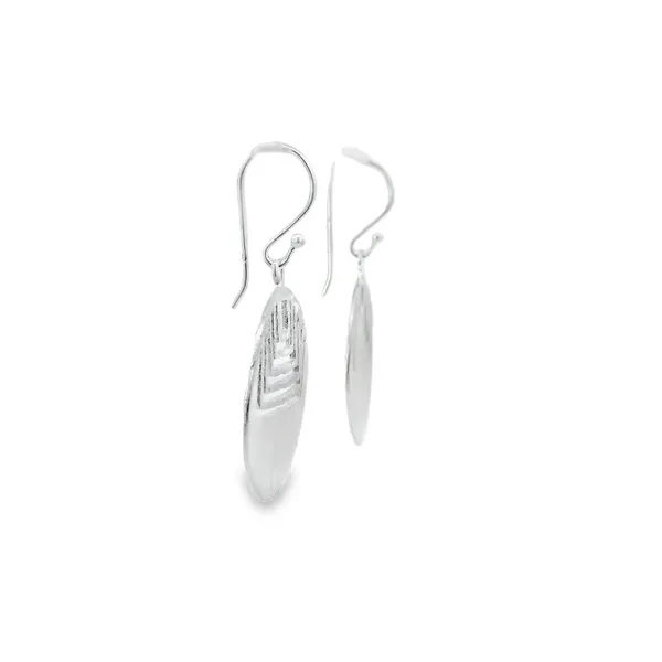 Sterling Silver Pierced Circle Earrings Image 2 Erica DelGardo Jewelry Designs Houston, TX