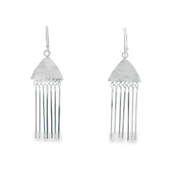 Sterling Silver Windchime Earrings Erica DelGardo Jewelry Designs Houston, TX