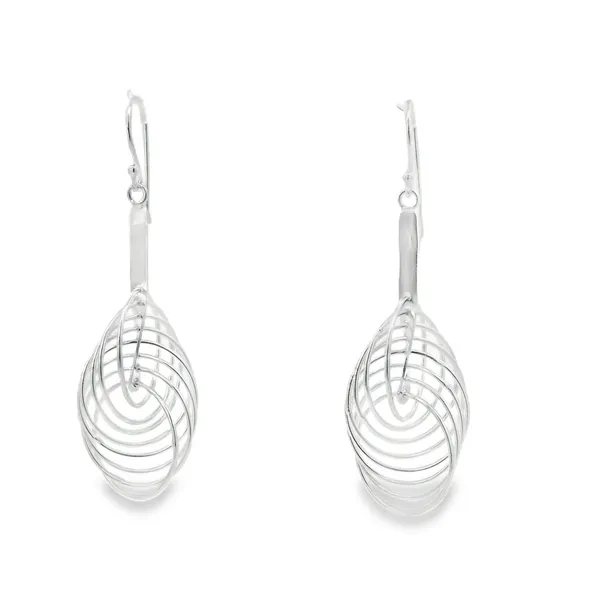 Sterling Silver Multi-Circle Bar Earrings Erica DelGardo Jewelry Designs Houston, TX
