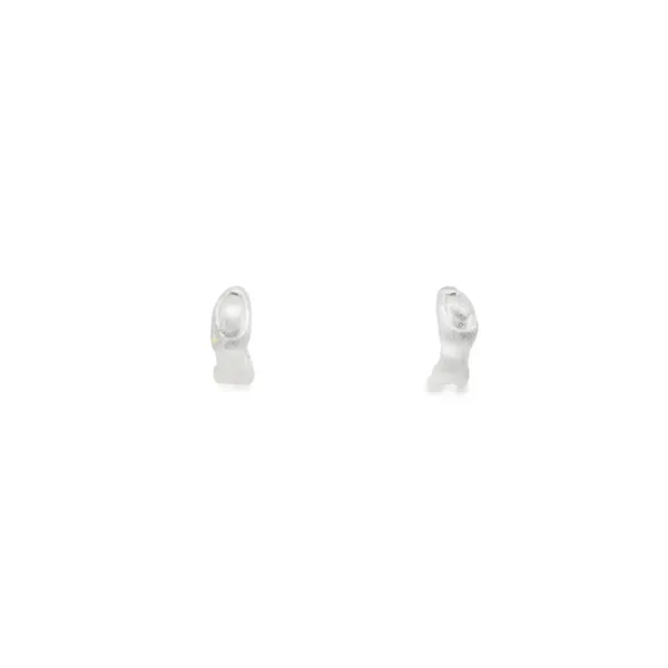 Sterling Silver Hugging Hoop Earrings Erica DelGardo Jewelry Designs Houston, TX