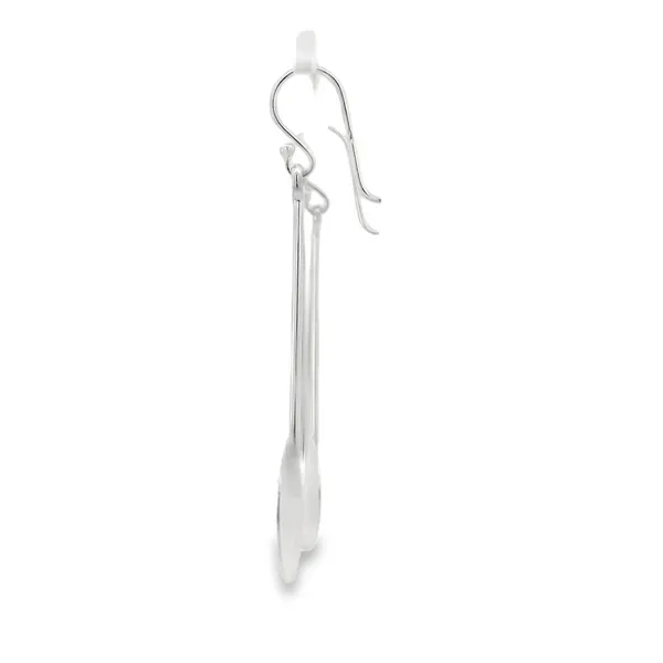 Sterling Silver Mid-Century Inspired Earrings Image 2 Erica DelGardo Jewelry Designs Houston, TX