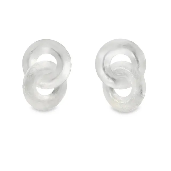 Sterling Silver Double Washer Earrings Erica DelGardo Jewelry Designs Houston, TX