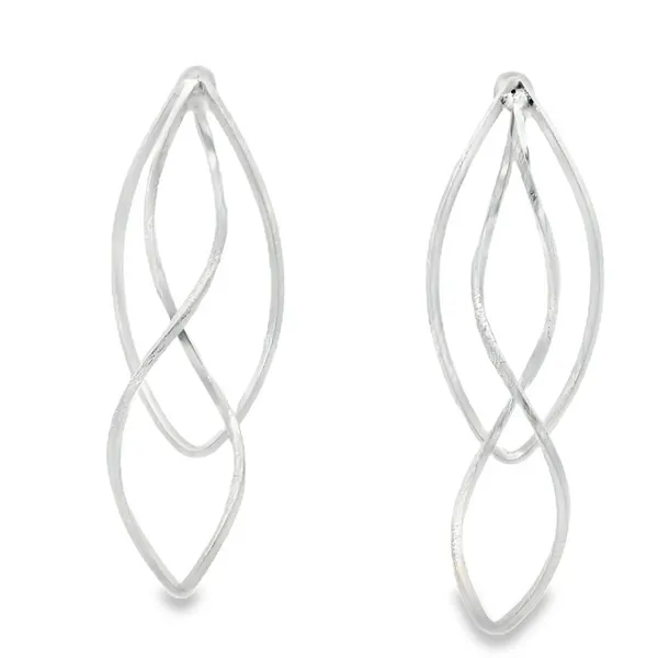 Sterling Silver Twisted Wire Earrings Erica DelGardo Jewelry Designs Houston, TX