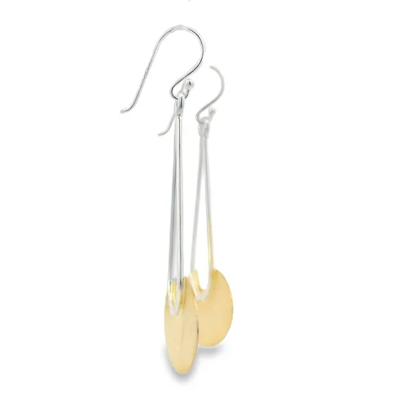 Gold Plated Sterling Silver Purse Earrings Image 2 Erica DelGardo Jewelry Designs Houston, TX