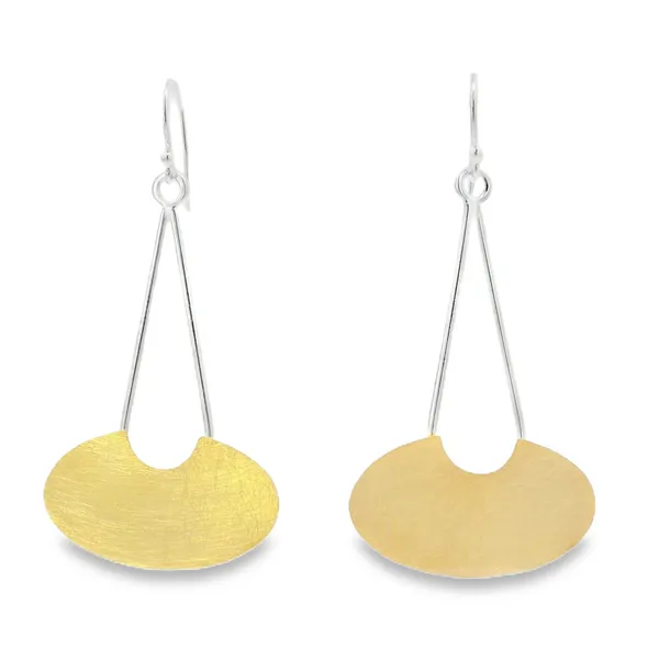 Gold Plated Sterling Silver Purse Earrings Erica DelGardo Jewelry Designs Houston, TX