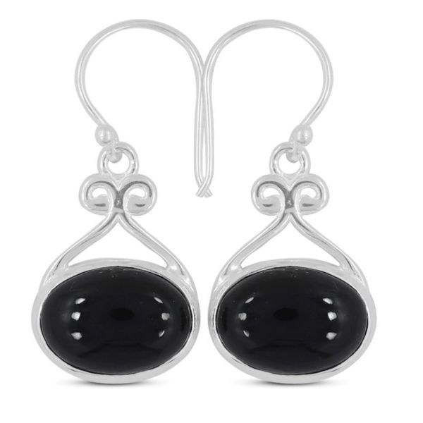S.S. Black Onyx Earrings Erica DelGardo Jewelry Designs Houston, TX