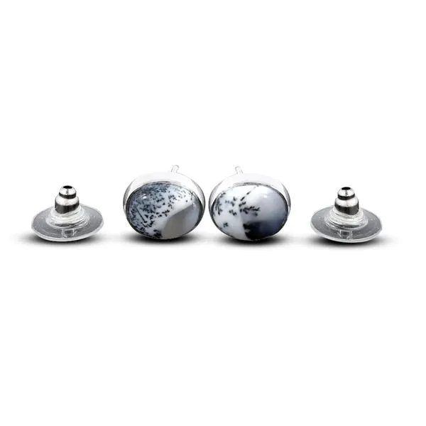 S.S. Dendritic Opal Studs Erica DelGardo Jewelry Designs Houston, TX