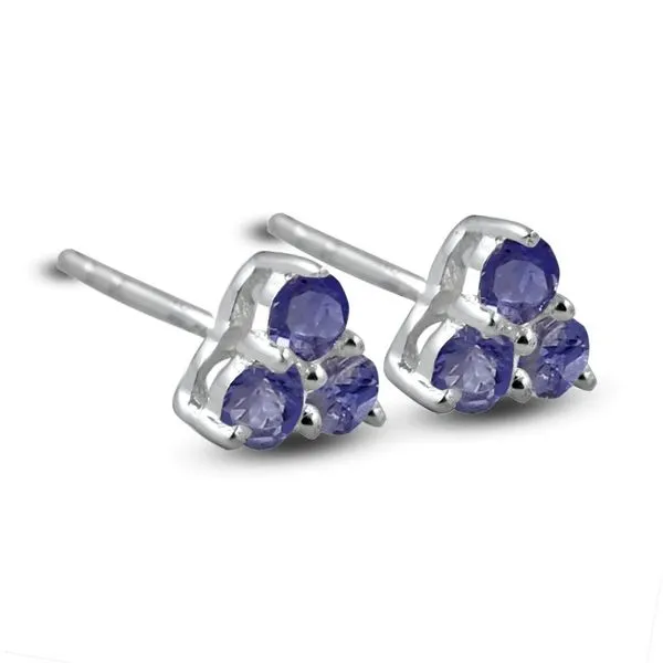 S.S. Iolite Earrings Erica DelGardo Jewelry Designs Houston, TX