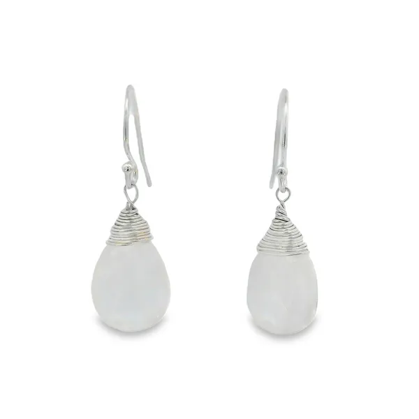 S.S. Moonstone Dangle Earrings Erica DelGardo Jewelry Designs Houston, TX