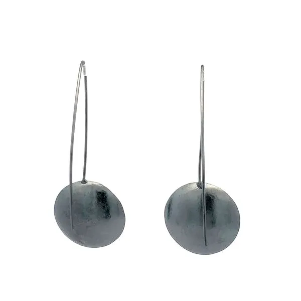 Sterling Silver Pearl Drop Earrings Image 4 Erica DelGardo Jewelry Designs Houston, TX