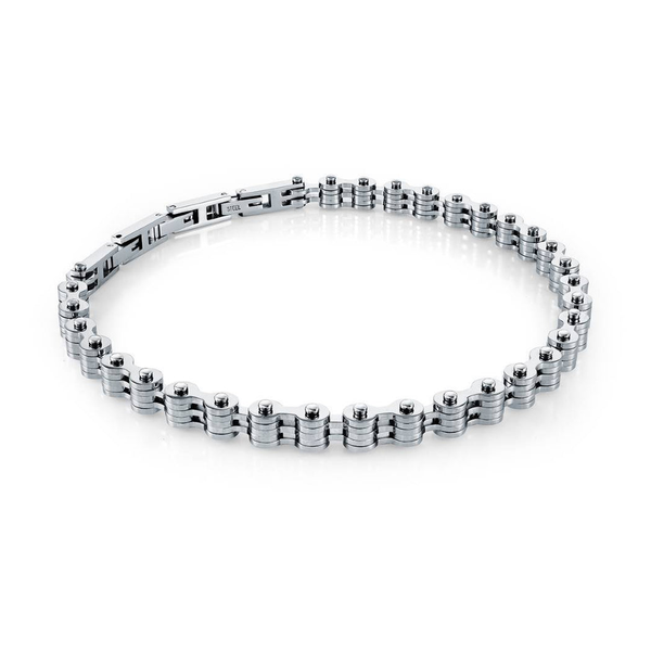 Stainless Steel Bike Link Bracelet Erica DelGardo Jewelry Designs Houston, TX