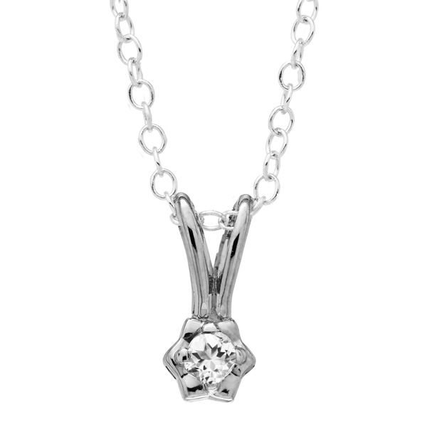 S.S. Children's Diamond Necklace Image 2 Erica DelGardo Jewelry Designs Houston, TX