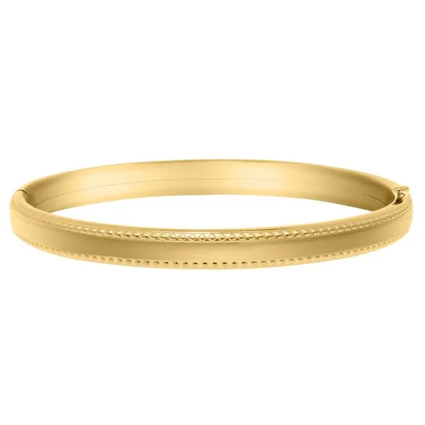 14K Gold-Filled Beaded Edge Children's Bracelet Erica DelGardo Jewelry Designs Houston, TX