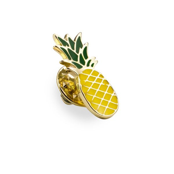 Pineapple Pin Image 2 Erica DelGardo Jewelry Designs Houston, TX
