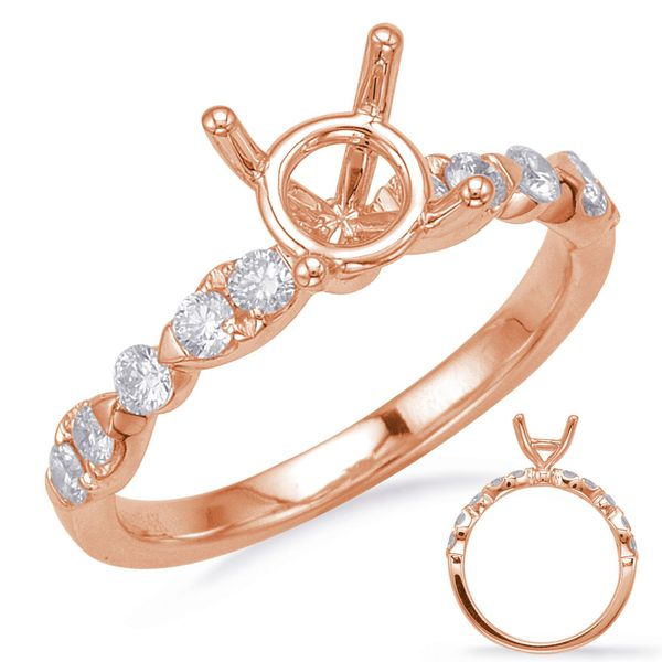 ROSE GOLD ENGAGEMENT RING Erickson Jewelers Iron Mountain, MI