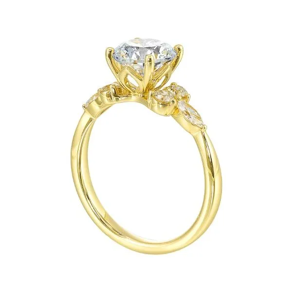 14Kt Yellow Gold Diamond Engagement Ring Erickson Jewelers Iron Mountain, MI