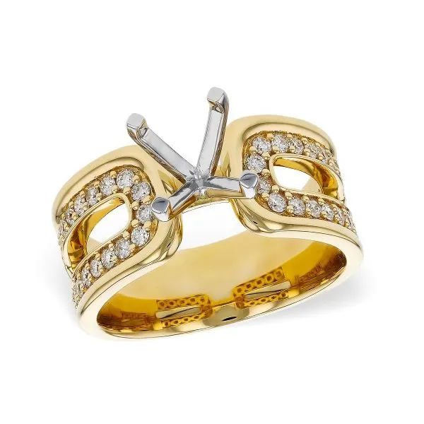 14Kt Yellow Gold Diamond Engagement Ring Erickson Jewelers Iron Mountain, MI