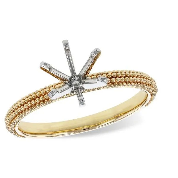 Beaded Style Solitaire Engagement Ring Erickson Jewelers Iron Mountain, MI