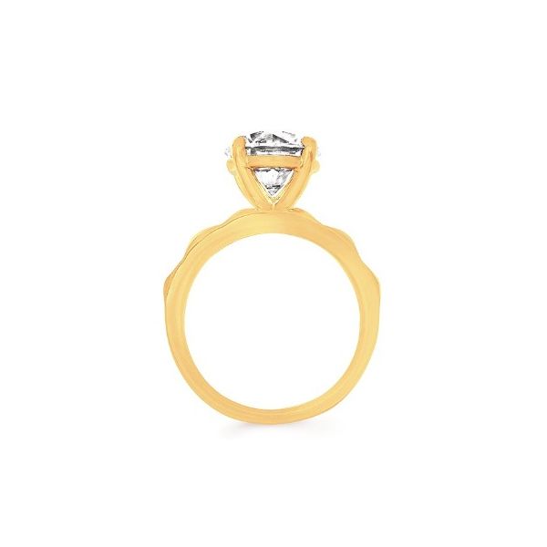 14Kt Yellow Gold Geometric Diamond Engagement Ring Image 2 Erickson Jewelers Iron Mountain, MI