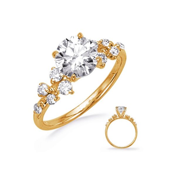 Classic Round Diamond Engagement Ring Erickson Jewelers Iron Mountain, MI