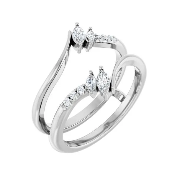 14K White Gold Wedding Band Erickson Jewelers Iron Mountain, MI