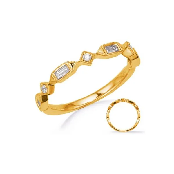 14K Yellow Gold Diamond Ring Erickson Jewelers Iron Mountain, MI