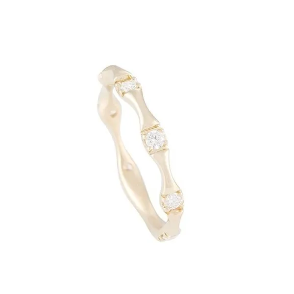 14Kt Yellow Gold Diamond Wedding Band Erickson Jewelers Iron Mountain, MI