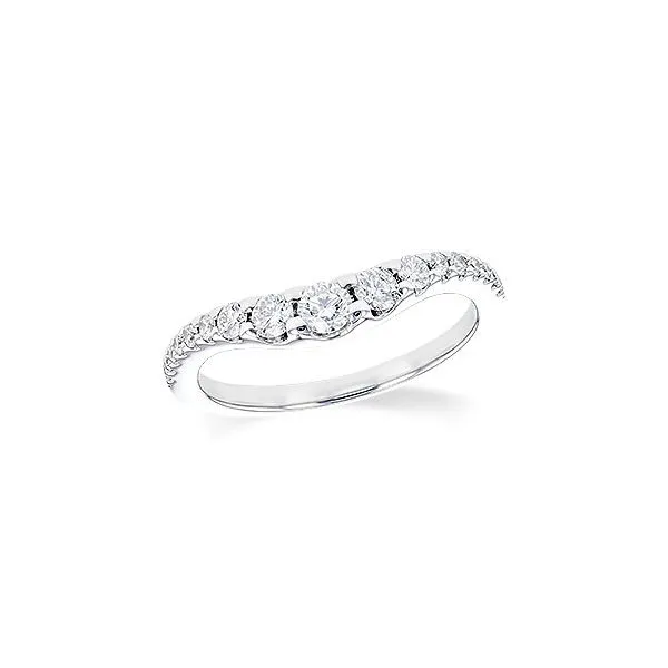 14K White Gold Diamond Wedding Ring Erickson Jewelers Iron Mountain, MI