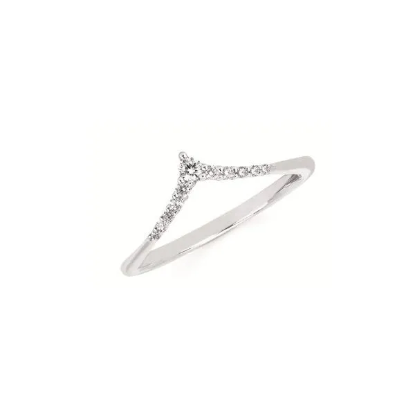 14K White Gold Diamond Band Erickson Jewelers Iron Mountain, MI