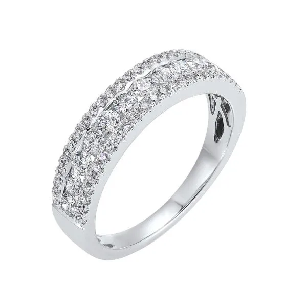 14Kt White Gold Diamond Band Erickson Jewelers Iron Mountain, MI