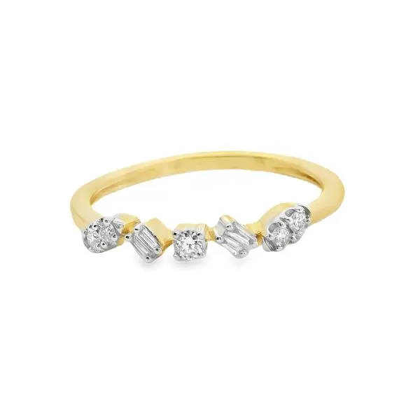Yellow Gold Diamond Band Erickson Jewelers Iron Mountain, MI