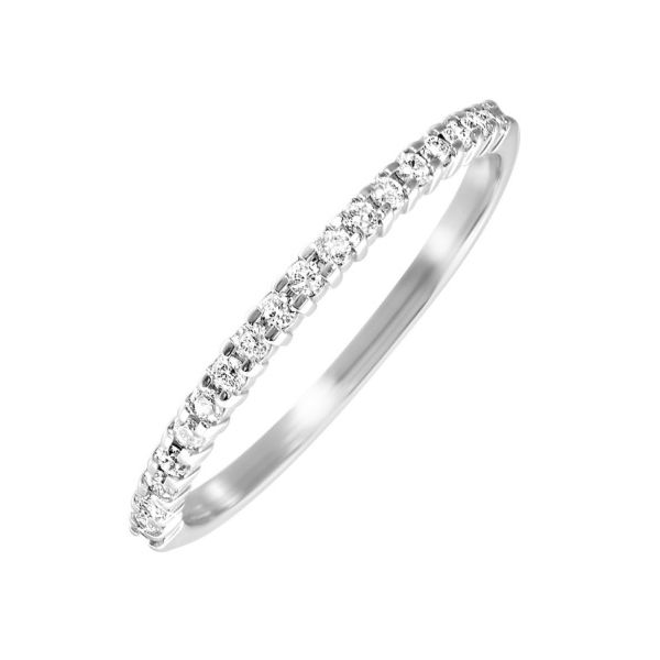10K White Gold Prong Set Diamond Ring Erickson Jewelers Iron Mountain, MI
