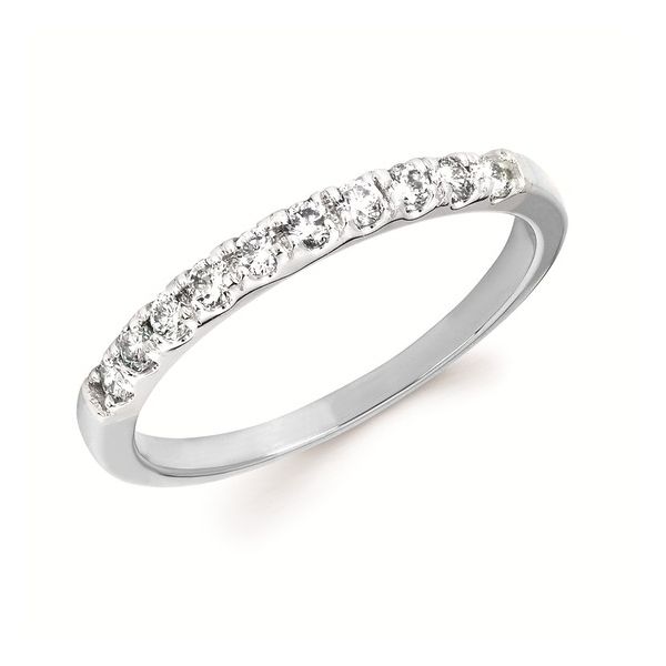 14K White Gold Diamond Anniversary Band Erickson Jewelers Iron Mountain, MI