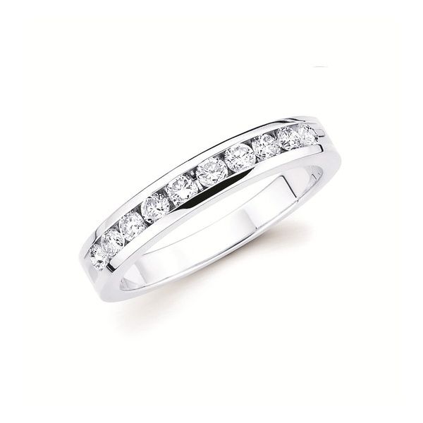 14Kt White Diamond Band Erickson Jewelers Iron Mountain, MI