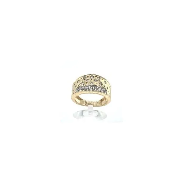 14Kt Yellow Gold Scattered Diamond Ring Erickson Jewelers Iron Mountain, MI