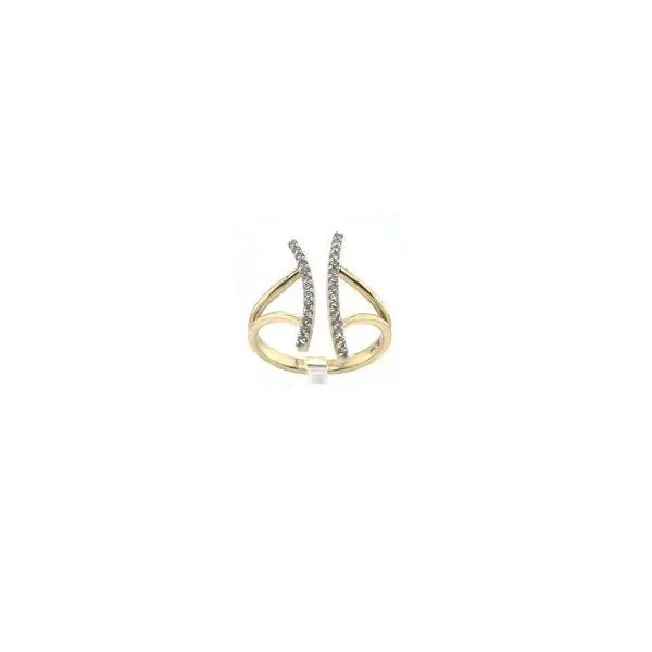 14Kt Yellow Gold Diamond Fashion Ring Erickson Jewelers Iron Mountain, MI