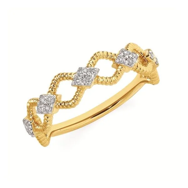 14Kt Yellow Gold and White Gold Diamond Ring Erickson Jewelers Iron Mountain, MI