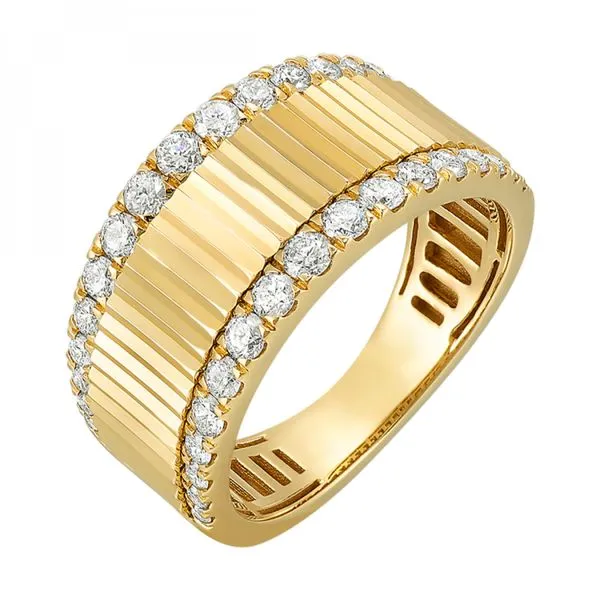 14Kt Yellow Gold Diamond Fashion Ring Erickson Jewelers Iron Mountain, MI