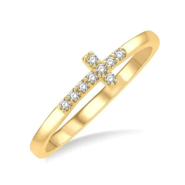 DIAMOND CROSS RING Erickson Jewelers Iron Mountain, MI