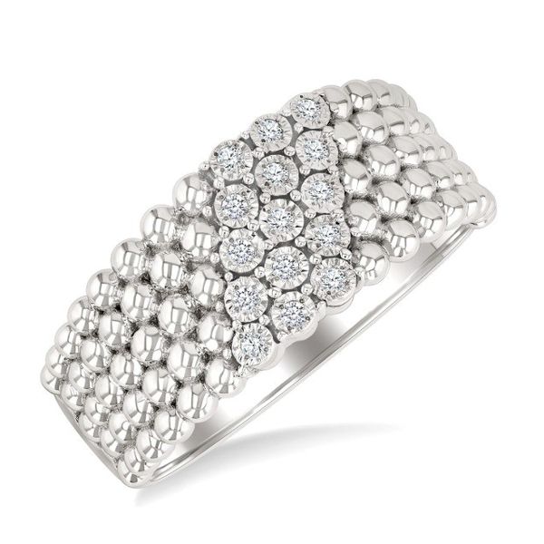 SILVER DIAMOND RING Erickson Jewelers Iron Mountain, MI