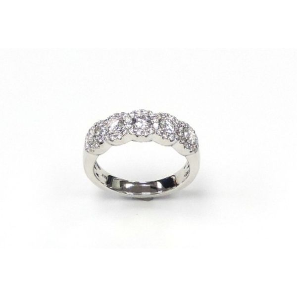 1 Carat Diamond Halo Ring in 14K White Gold Erickson Jewelers Iron Mountain, MI