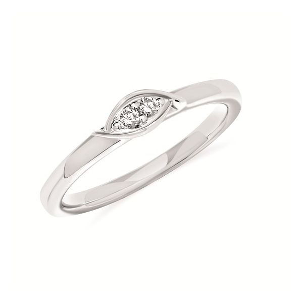 Sterling Silver Diamond Promise Ring Erickson Jewelers Iron Mountain, MI